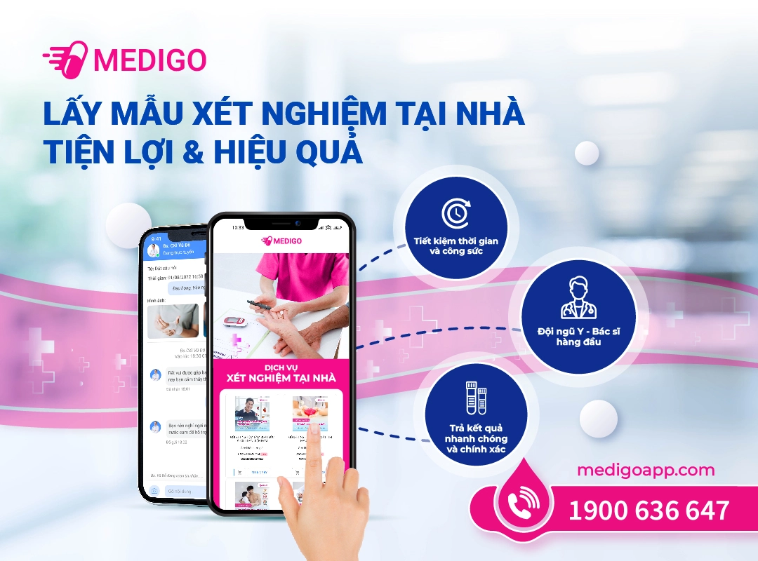 Dịch vụ xét nghiệm tại nhà của Medigo mang lại nhiều lợi ích